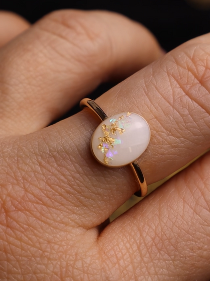 Large oval ring