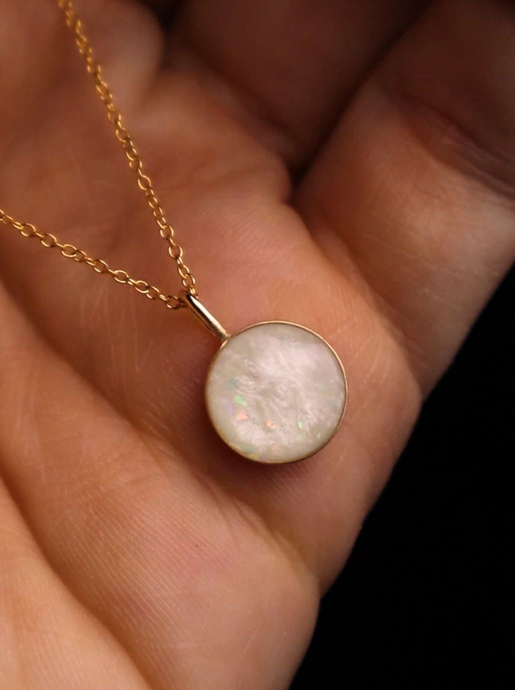 Circle Charm Necklace
