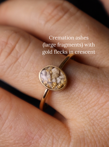 Large oval ring